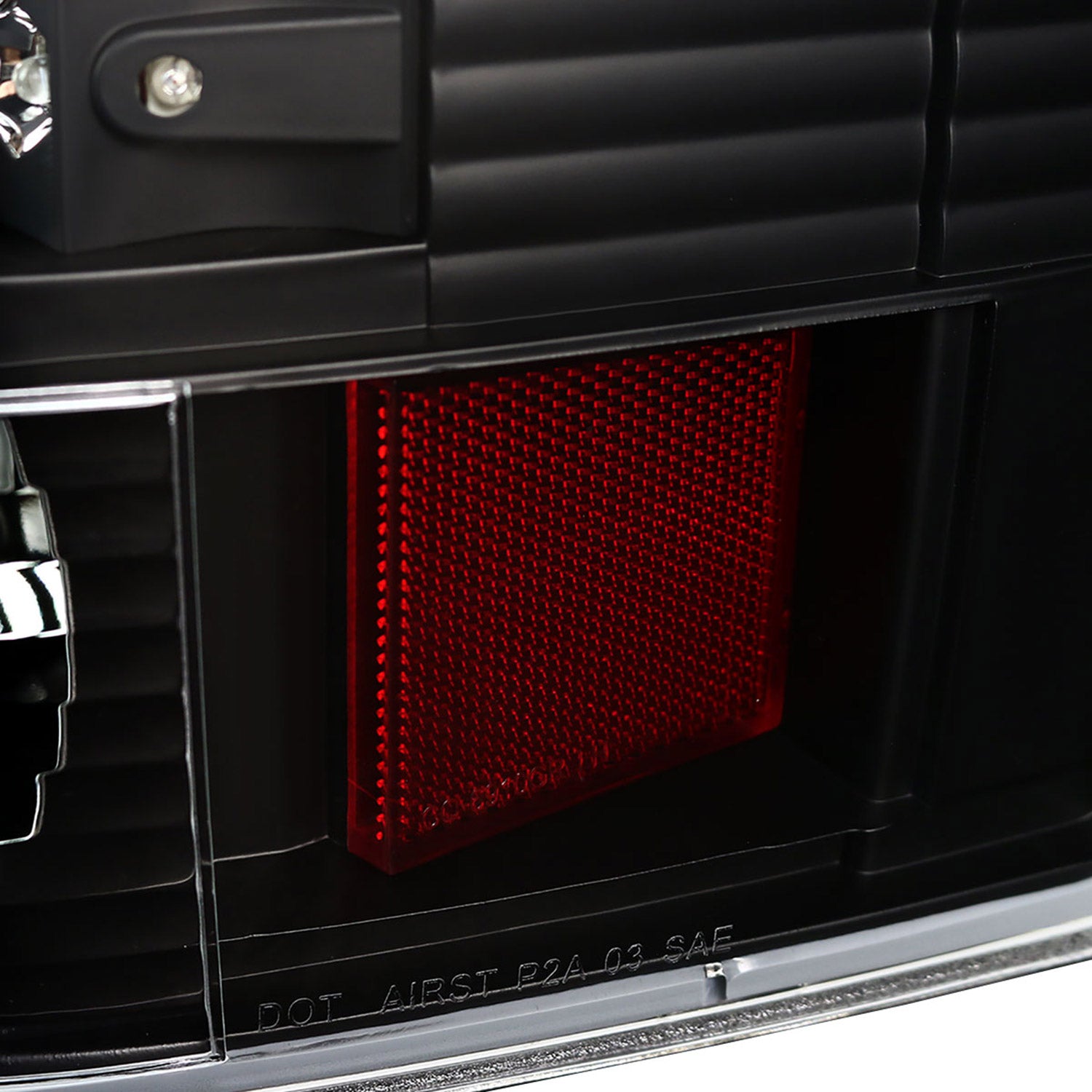 2007-2014 Chevy Silverado LED Tail Lights - OZ Matte Black/Clear Lens