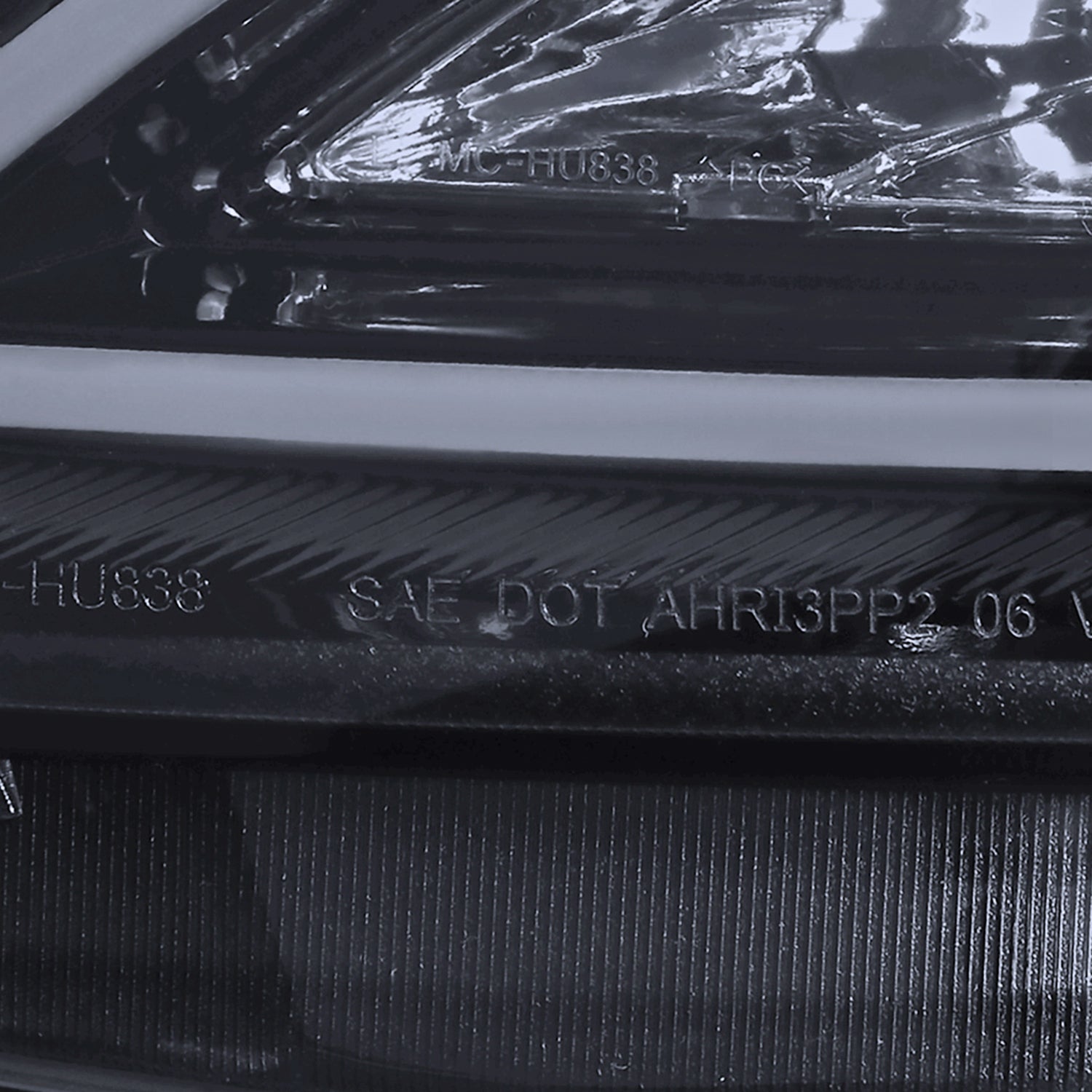 2010-2013 Mazda 3 Projector Headlights w/ LED Light Strip Glossy Black/Smoke