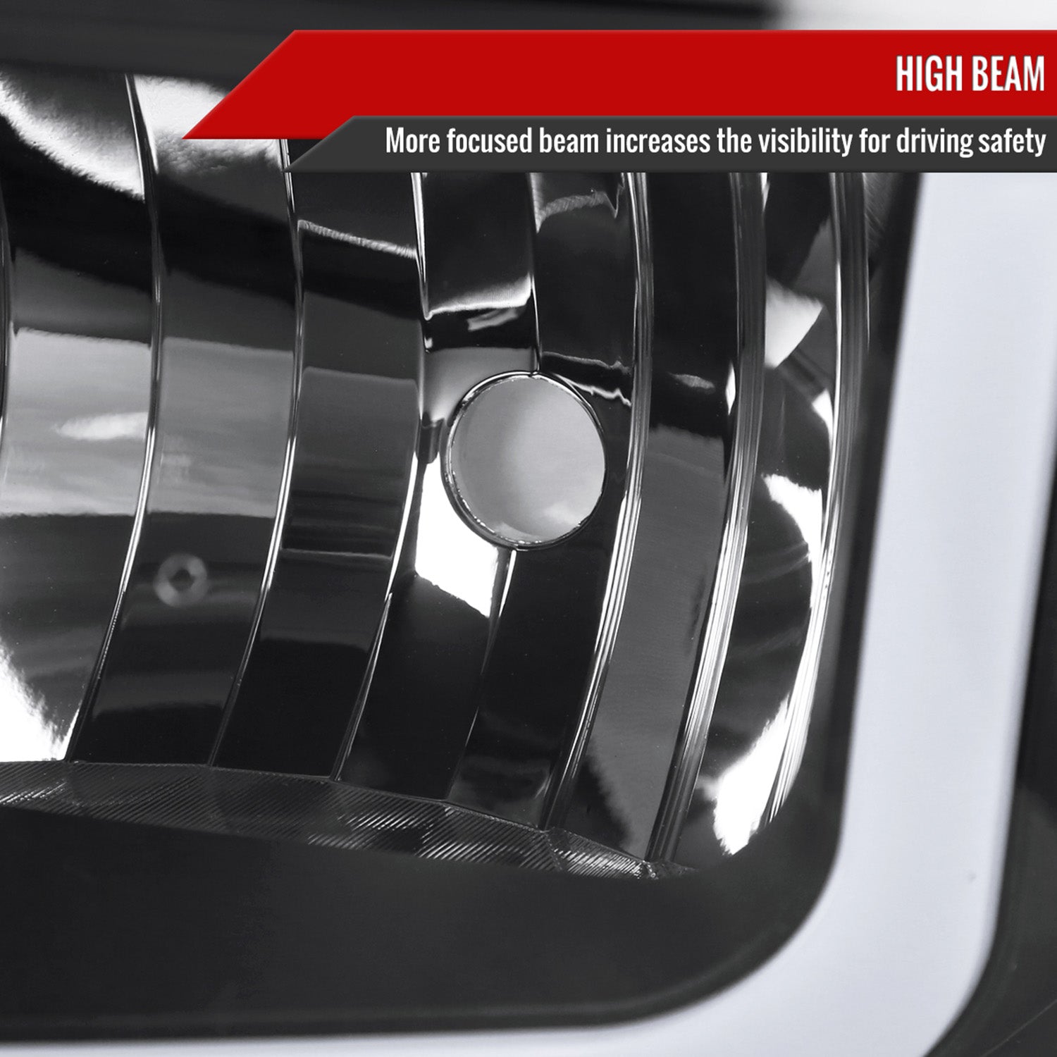 2007-2013 Chevy Silverado 1500 2500HD 3500HD LED Headlights Amber Reflector