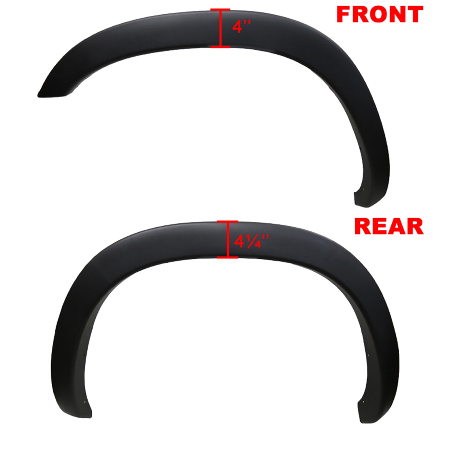 2002-2009 Dodge RAM Smooth Factory OE Style Fender Flares Wheel Protector