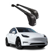 2020-2025 Tesla Model Y Roof Racks Cross Bars Carrier Black 2 Pcs