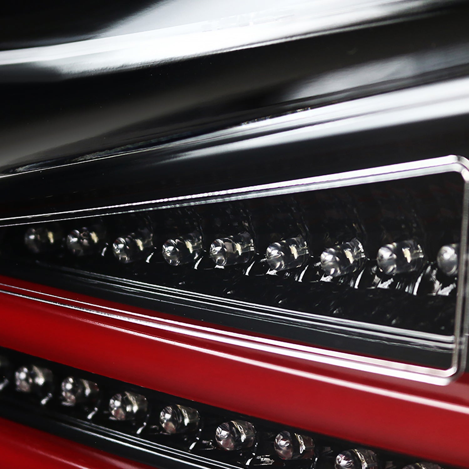 2006-2008 Lexus IS250/IS350 LED Tail Lights & Trunk Lights Jet Black/Clear