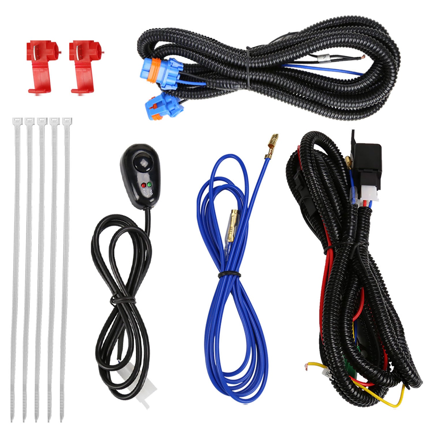 2008-2011 Subaru Impreza WRX 9006 HB4 Fog Lights Kit & Switch Chrome/Yellow