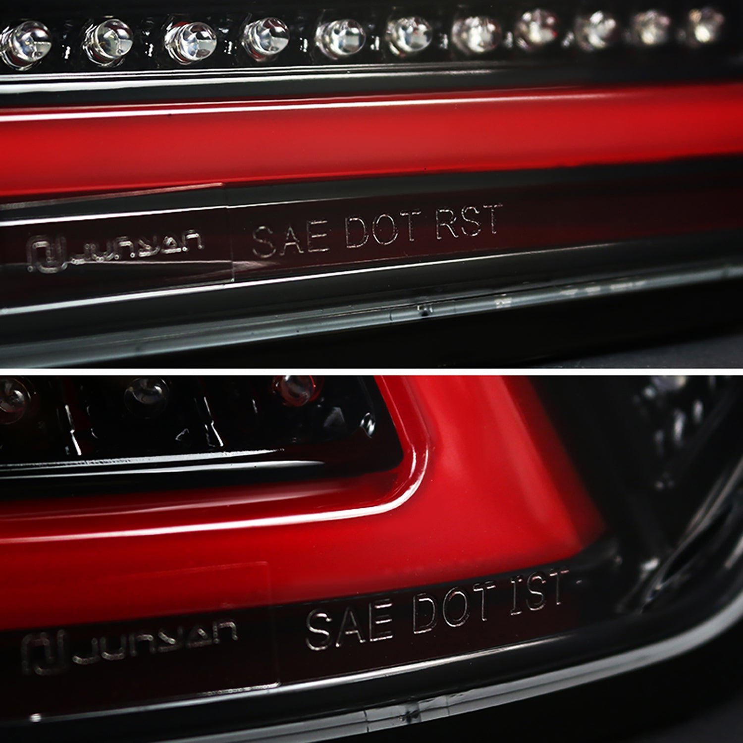 2006-2008 Lexus IS250/IS350 LED Tail Lights & Trunk Lights Jet Black/Clear