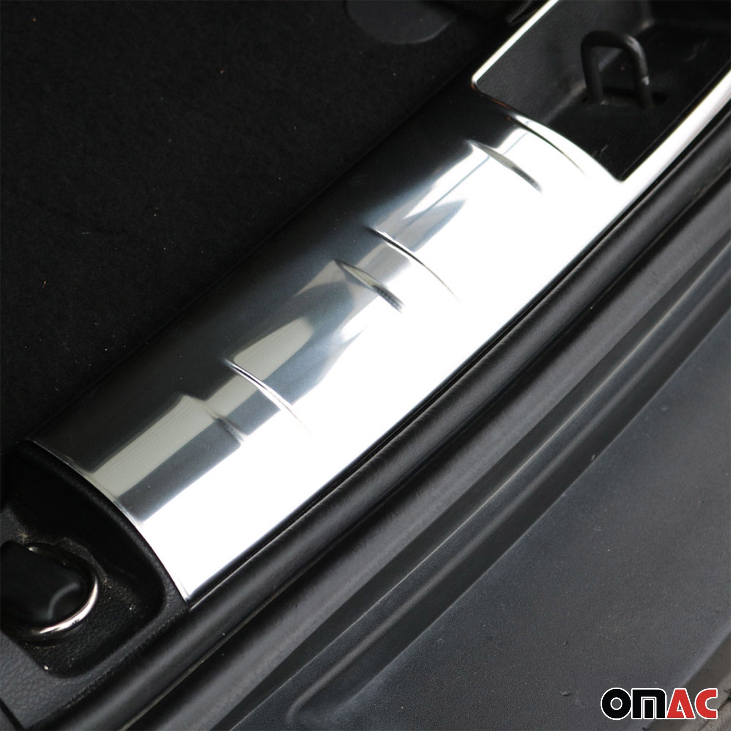 2015-2024 Jeep Renegade Trunk Sill Cover Bumper Guard Protector Steel Silver