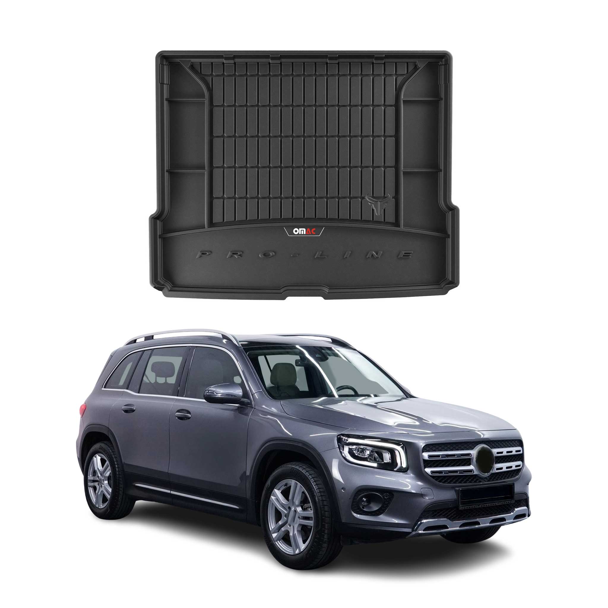 2020-2025 Mercedes GLB Class X257 Premium Cargo Liner Trunk Mat All Weather Heavy Duty Black