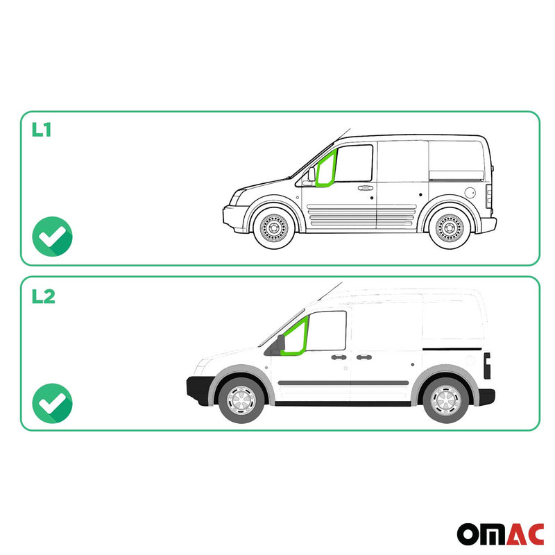 2010-2013 Ford Transit Connect Quarter Window Glass Left Driver Side L1 L2