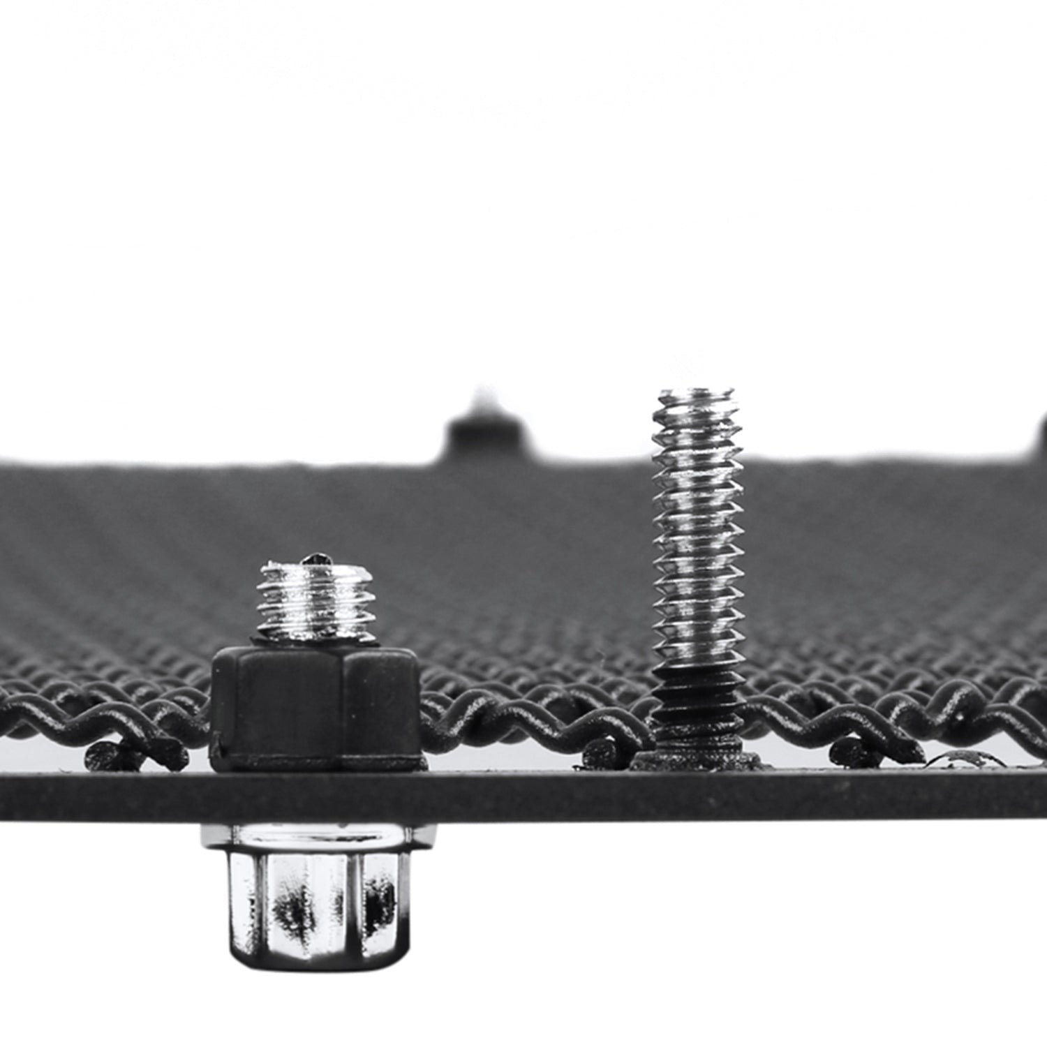 2013-2018 Dodge RAM 2500/3500 Rivet Style Black S.Steel Mesh Grille Insert