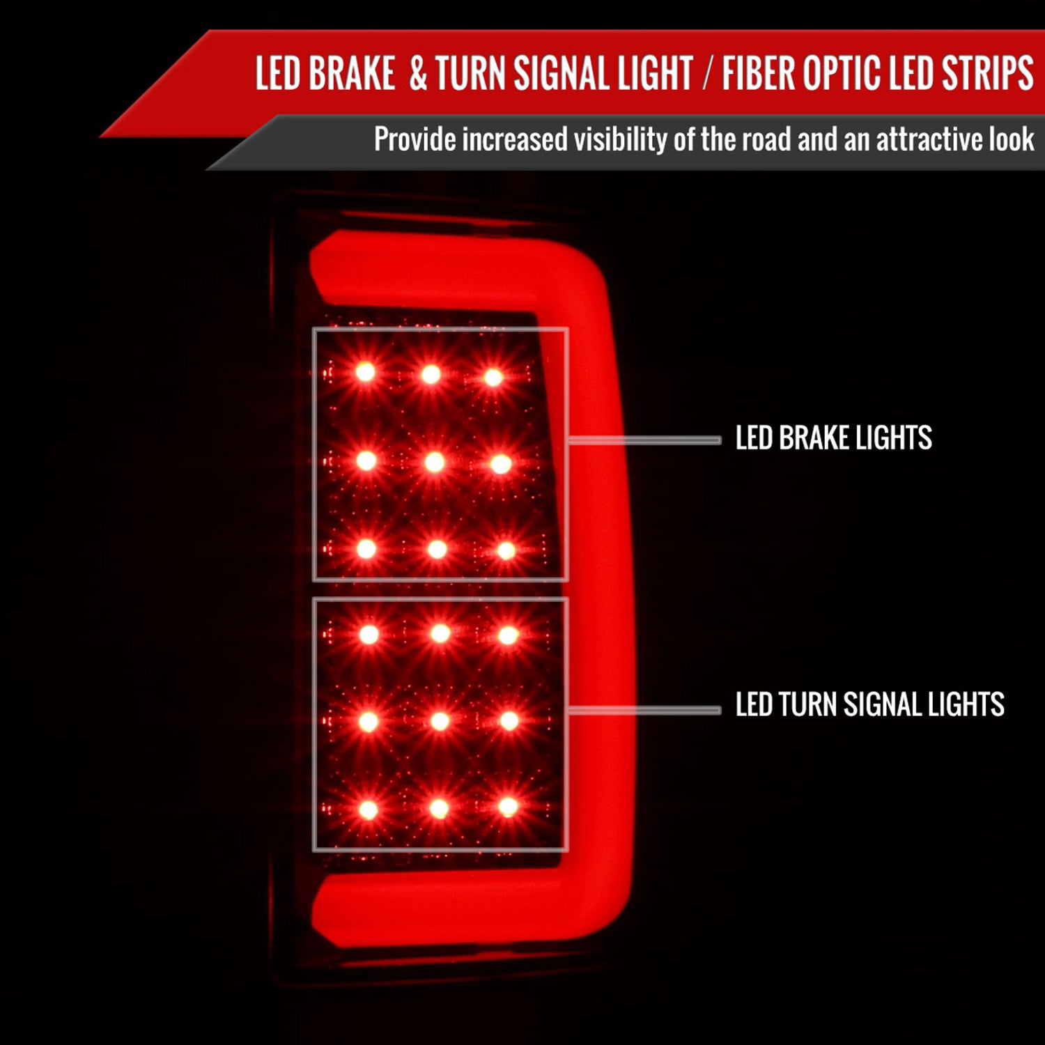 2002-2006 Dodge RAM 1500 2500 3500 LED Tail Lights -G2 Glossy Black/Smoke Lens