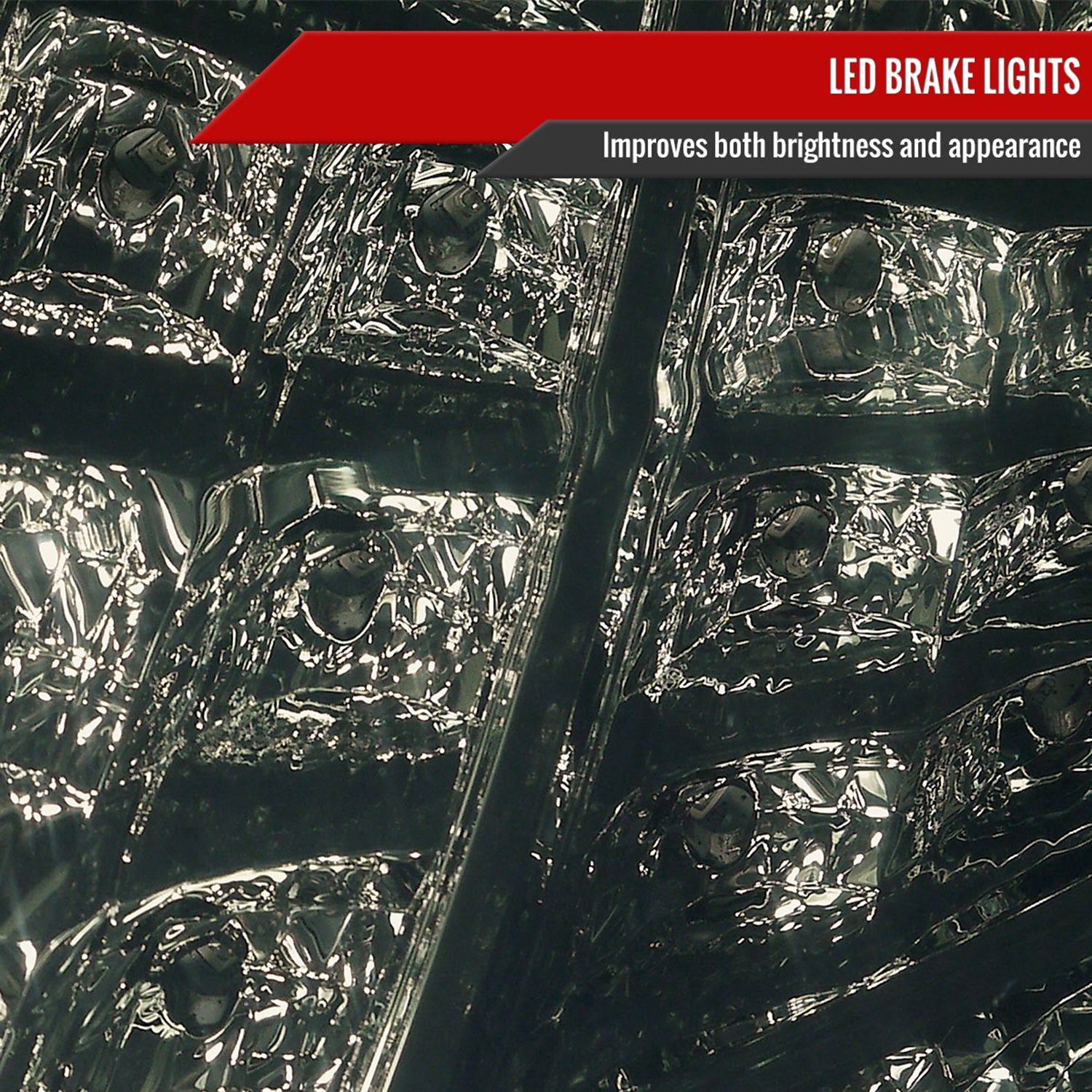 2012-2014 Ford Focus Hatchback LED Tail Lights Chrome Housing/Smoke Lens