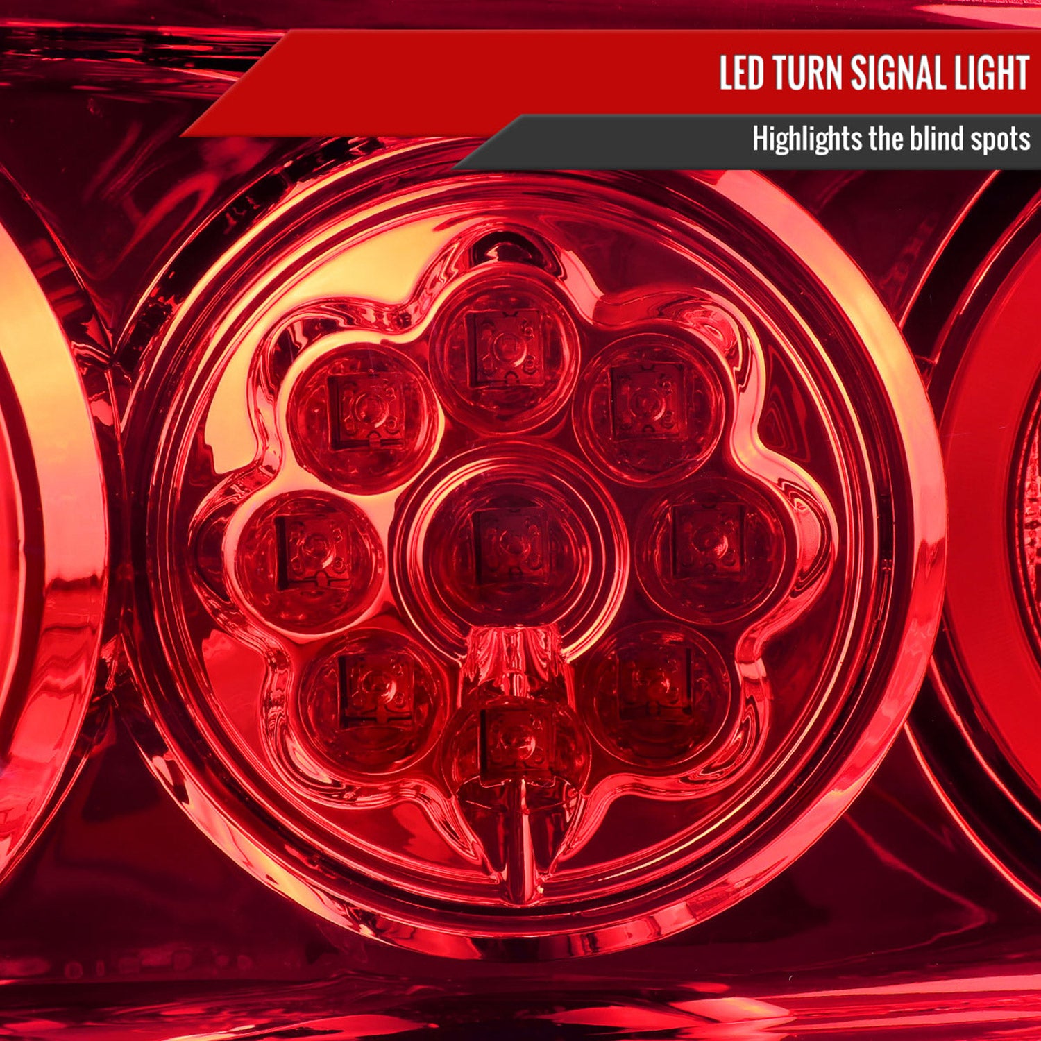 1991-1998 Nissan 180SX RPS13 / 240SX S13 S14 JDM LED Tail Ligths Chrome/Red