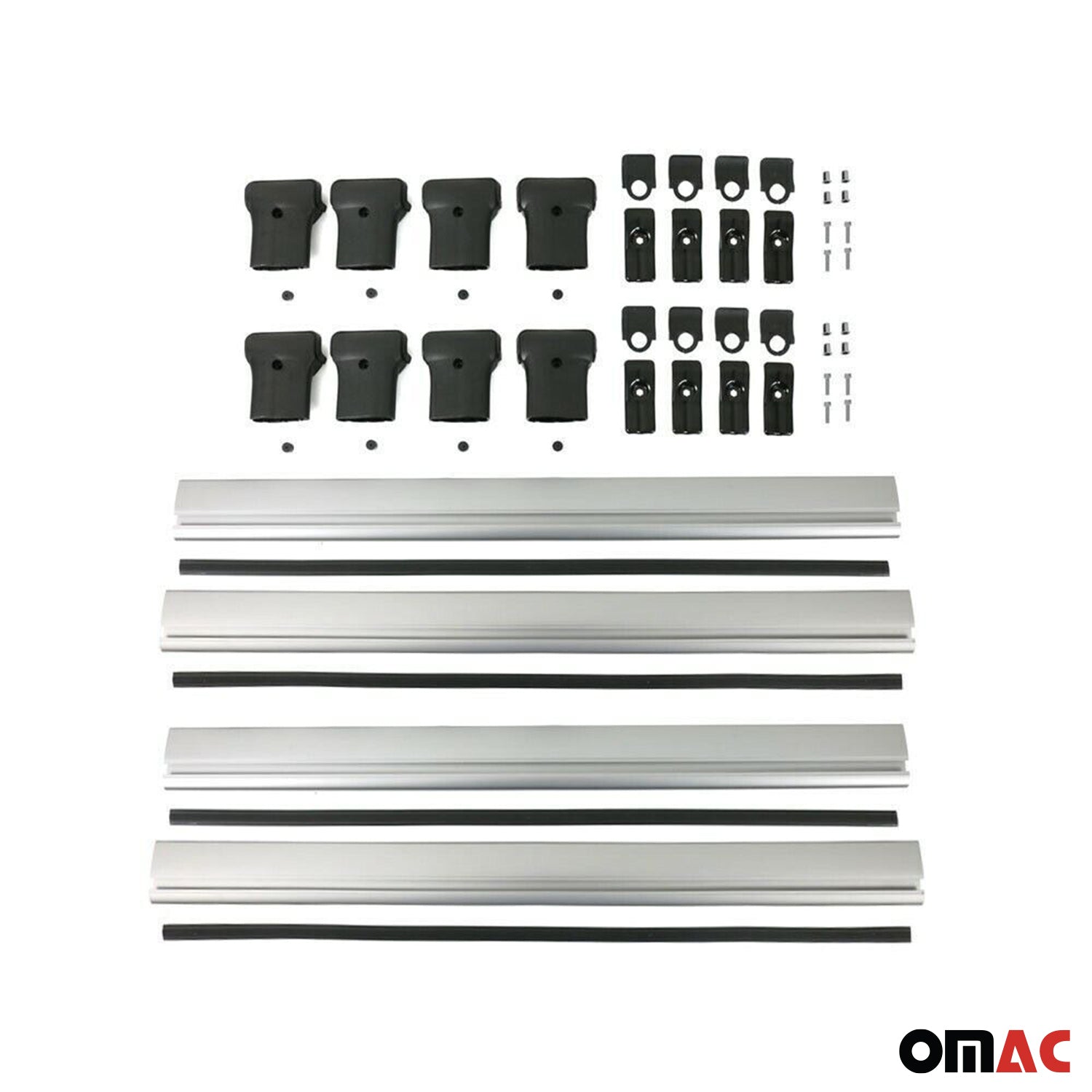 2016-2024 Mercedes Metris Roof Rack Cross Bars Silver