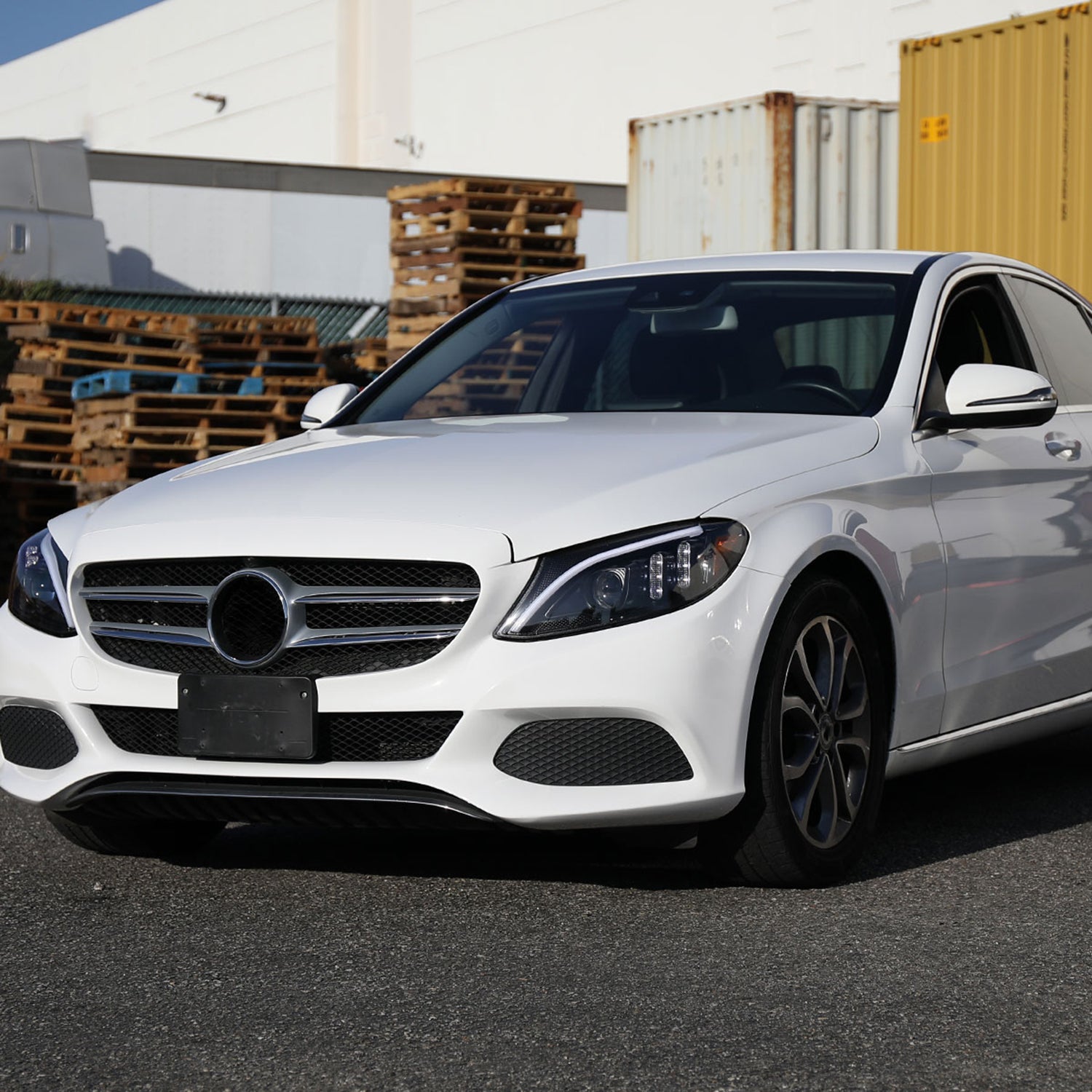 2015-2018 Mercedes-Benz C-Class W205 Full LED Headlights Signal Black