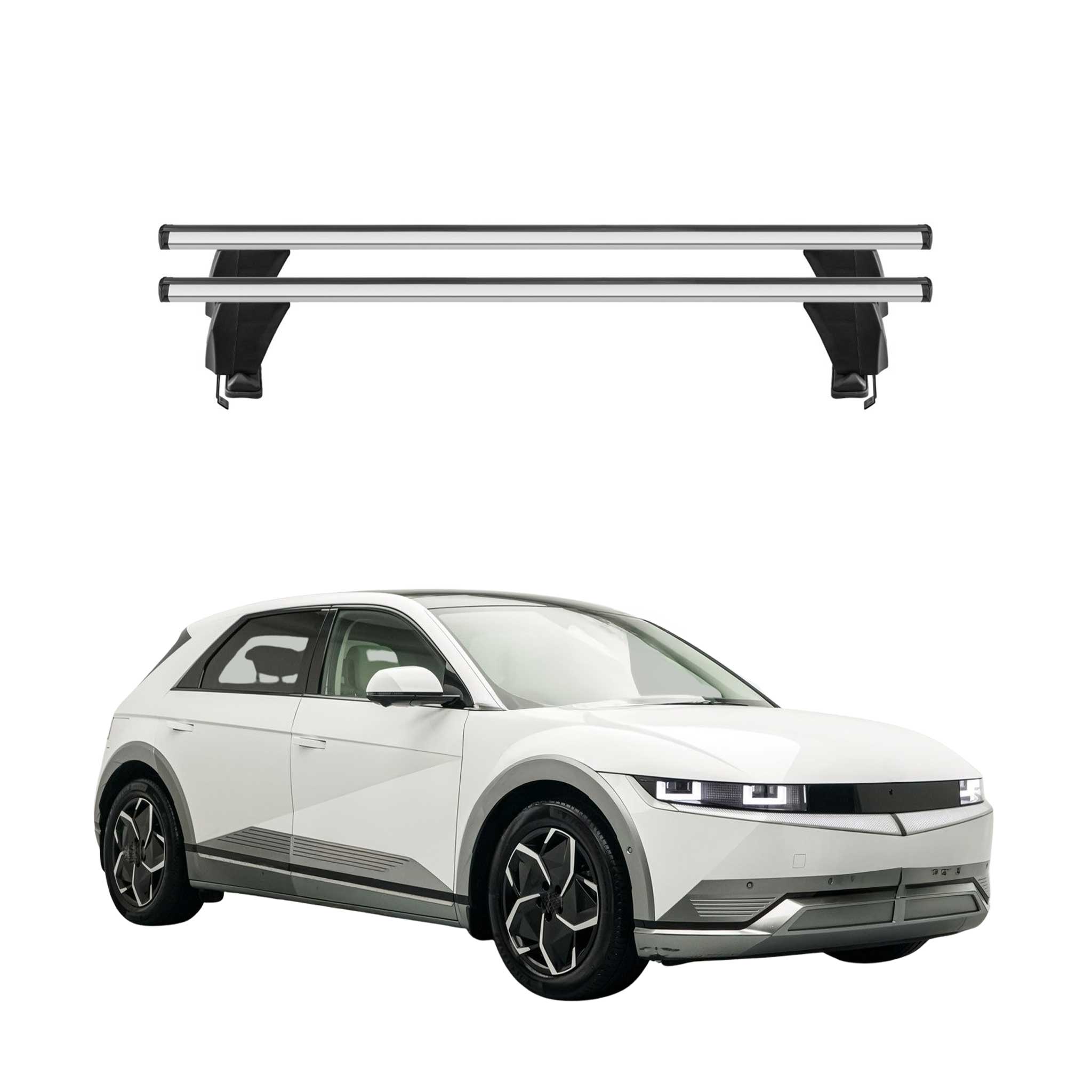 2022-2026 Hyundai Ioniq 5 Roof Rack Cross Bars Silver