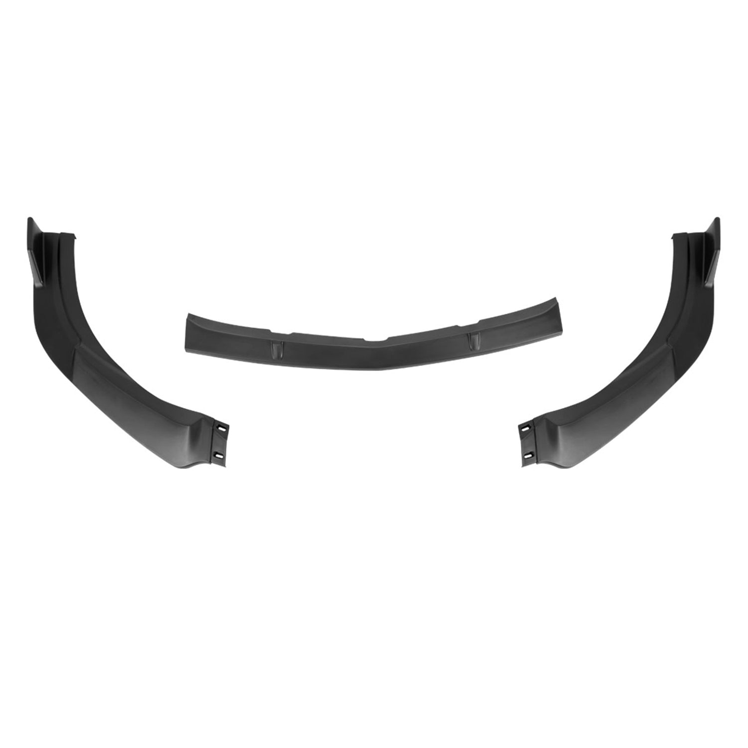 2010-2011 Mazda 3 S-Sport Matte Black 3Pcs Front Bumper Lip Splitter Kit