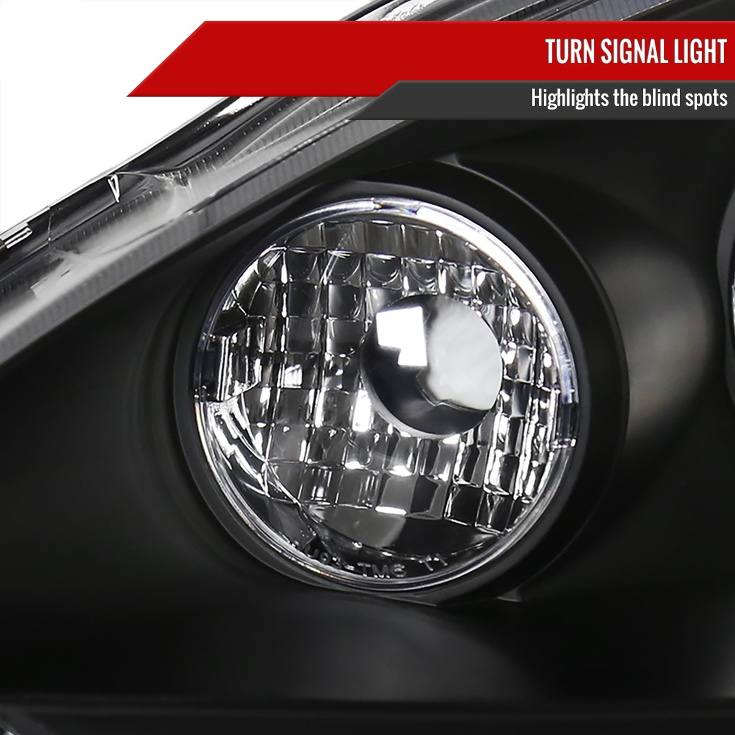 2002-2004 Acura RSX Dual Halo Projector Headlights Matte Black/Clear Lens