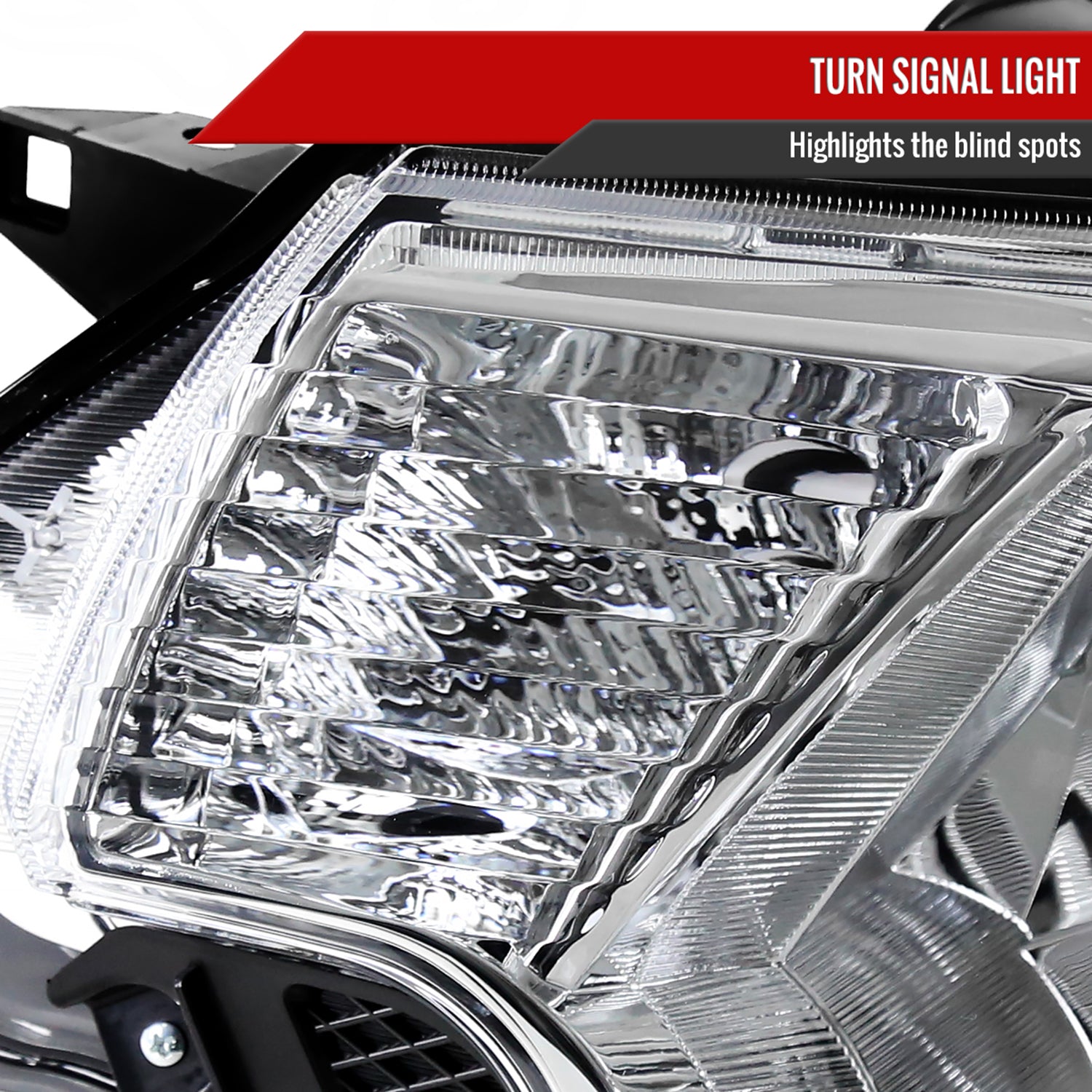 2012-2015 Toyota Tacoma Factory Style Headlights Chrome Housing/Clear Lens