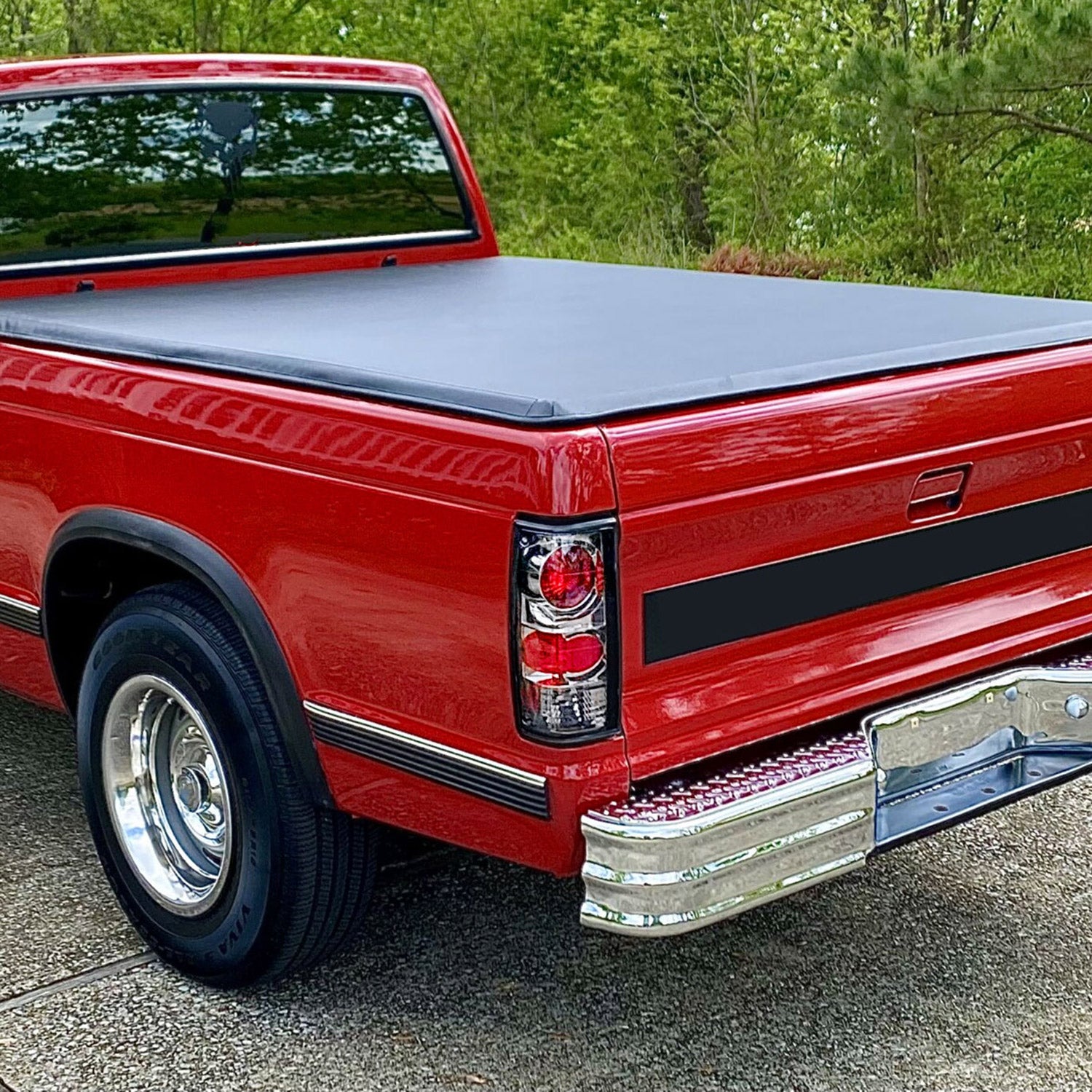 1982-1994 Chevy S10/Blazer GMC S15/Sonoma Tail Lights Chrome/Clear Lens