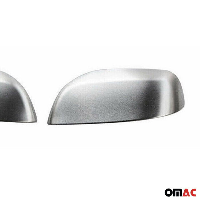 Side Mirror Cover Caps Fits Lexus GX 460 2010-2013 Brushed Steel Silver 2 Pcs