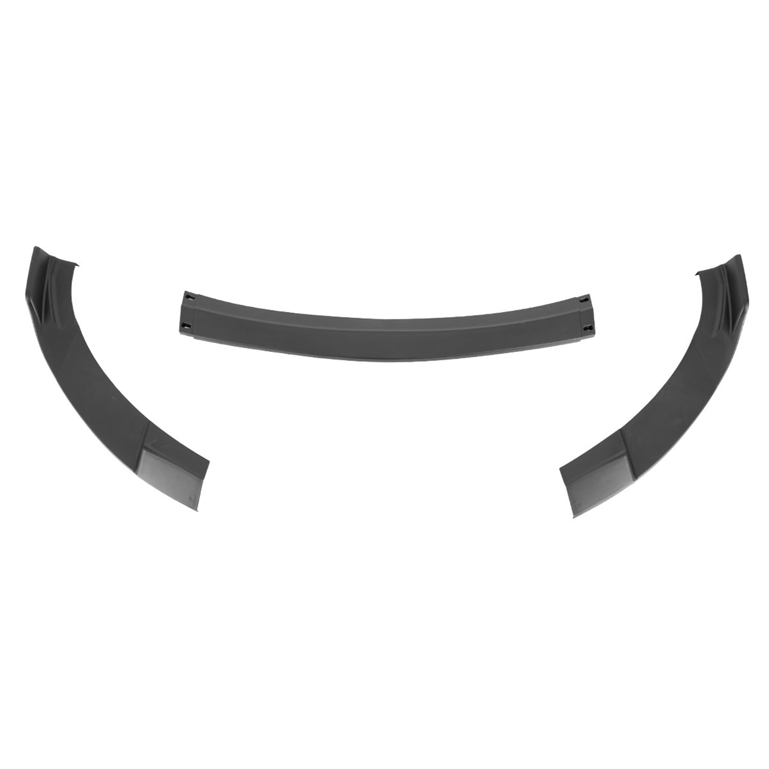 2012-2017 Hyundai Veloster Matte Black 3Pcs Front Bumper Lip Splitter Kit