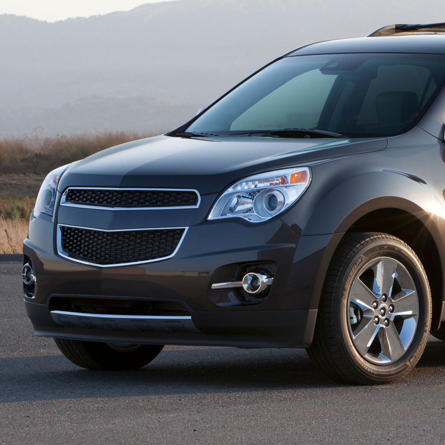 2010-2016 Chevy Equinox 12V/55W H11 Projector Fog Lights Kit Chrome/Clear Lens