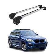 2018-2024 BMW X3 G01 Roof Rack Cross Bars Silver