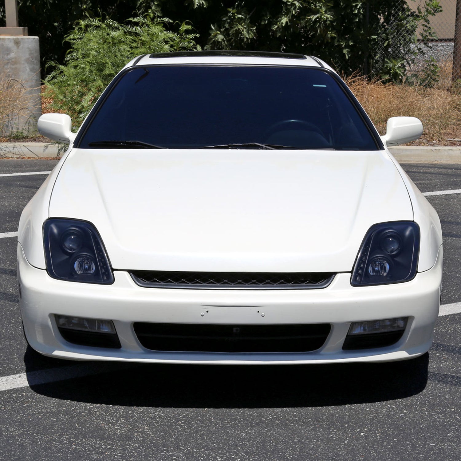 1997-2001 Honda Prelude Projector Headlights SMD LED Light Strip Matt Black