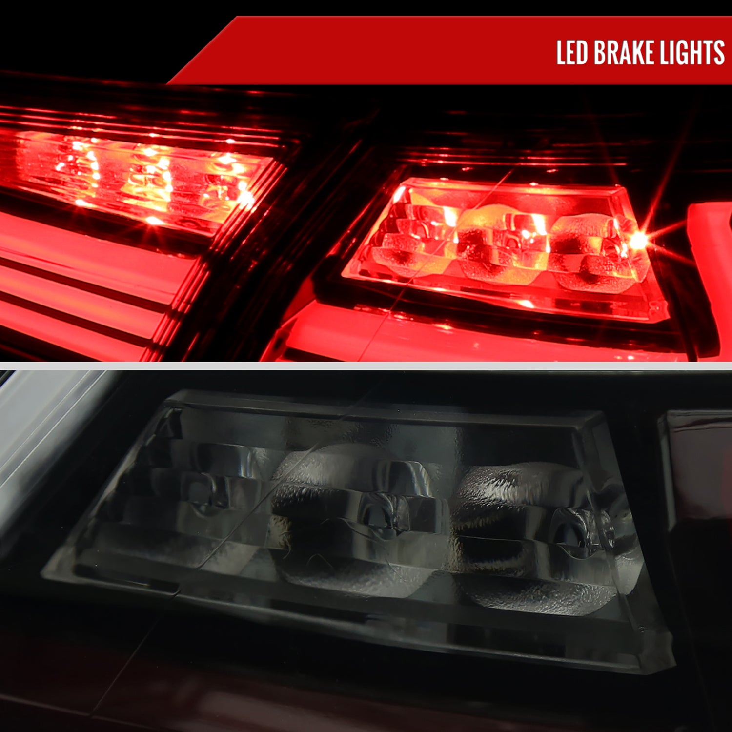 2018-2022 Toyota Camry LED Tail Lights Signal Lamps Glossy Black/Smoke