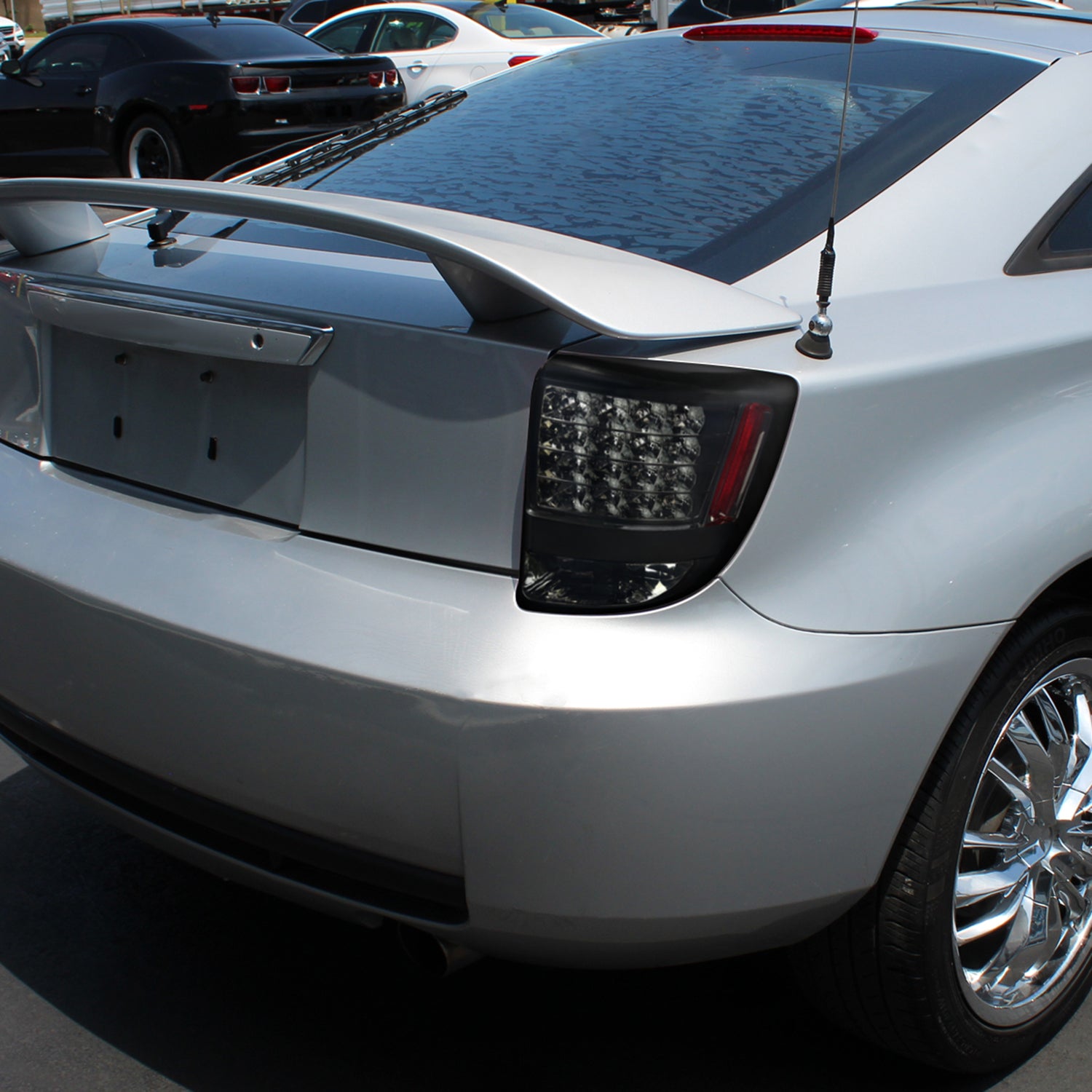 2000-2005 Toyota Celica LED Tail Lights Chrome Housing/Smoke Lens