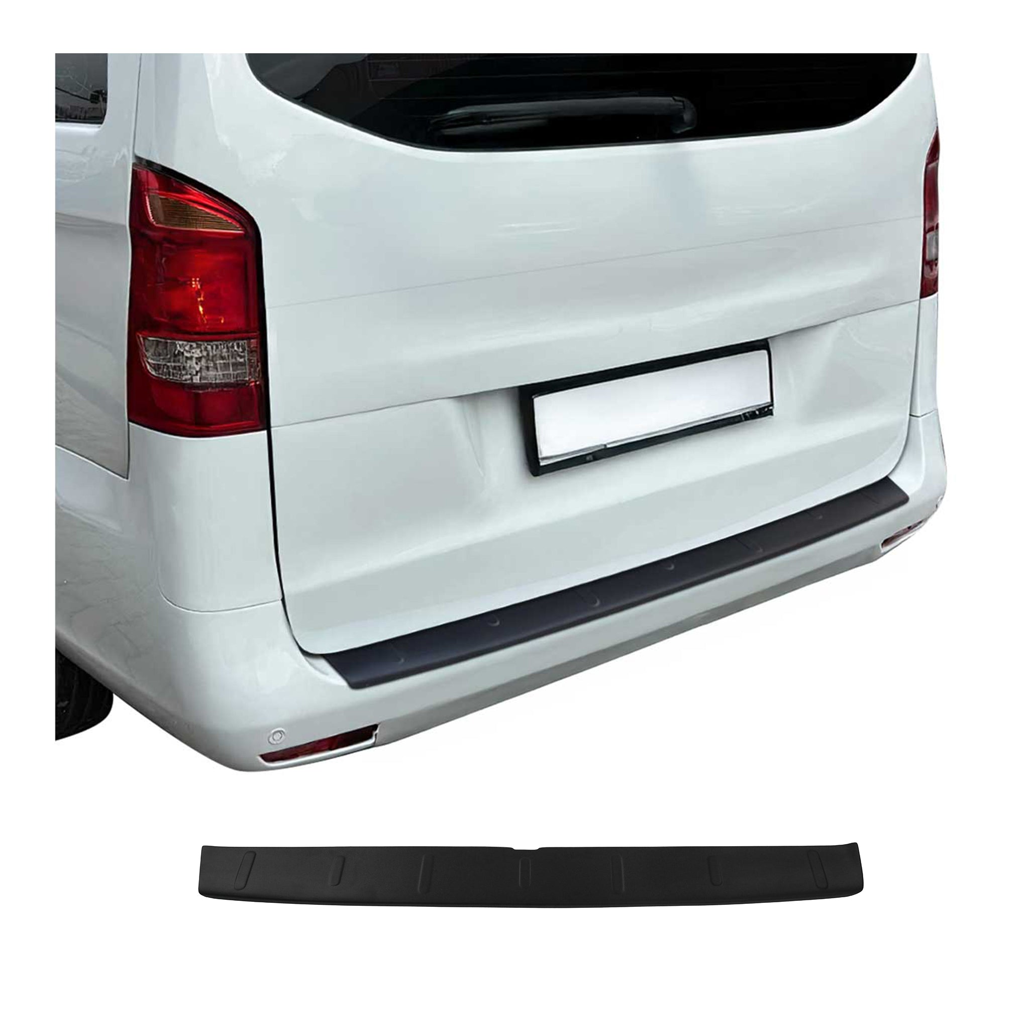 2016-2024 Mercedes Metris Rear Bumper Guard Plastic Black