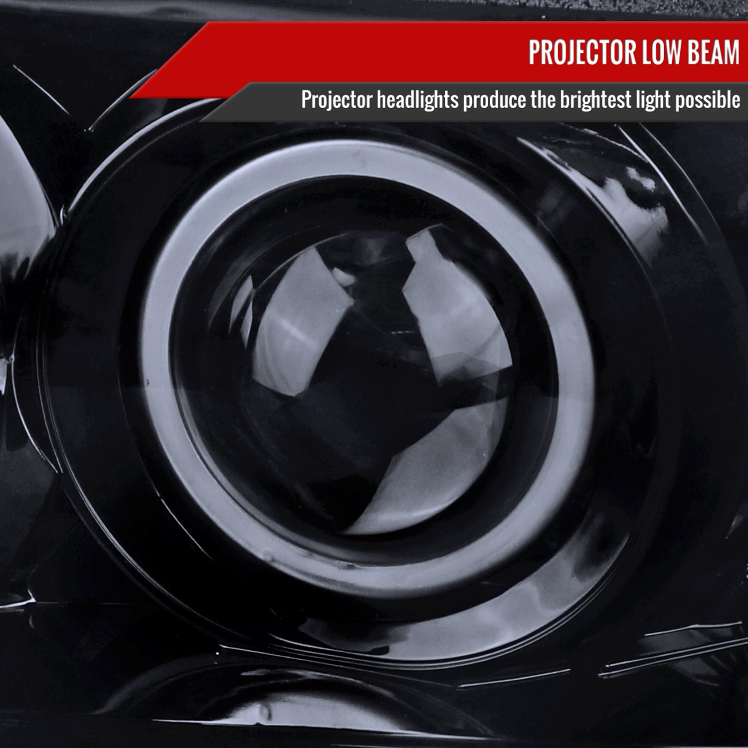 2001-2011 Ford Ranger Projector Headlights LED Light & LED Signal Lights Smoke