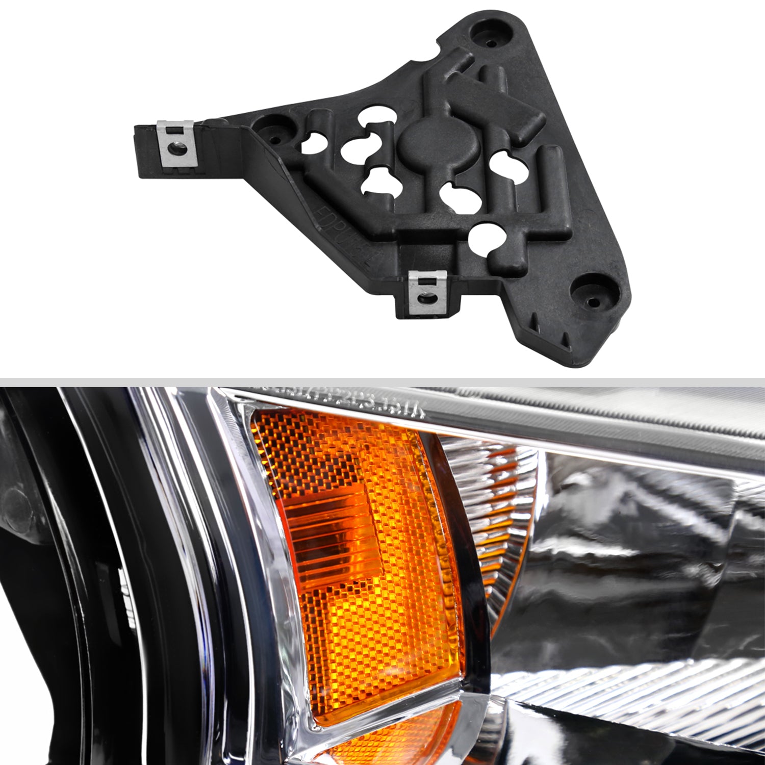 2015-2017 Ford F-150 Replacement Factory Style Headlights Chrome/Clear Lens