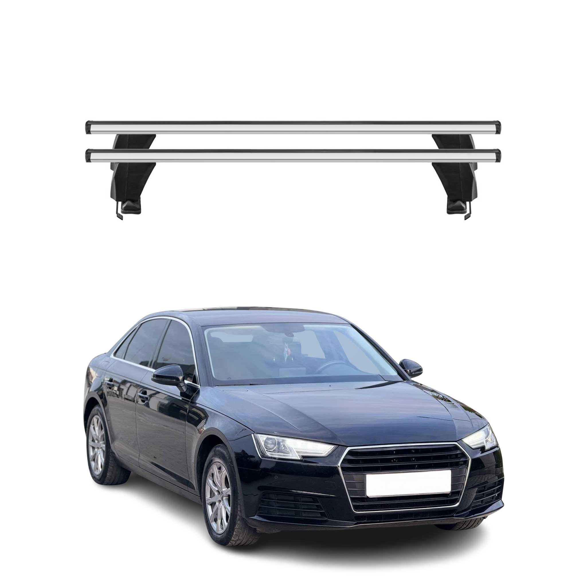 2017-2024 Audi A4 Sedan Roof Rack Cross Bars Luggage Carrier 2 Pcs