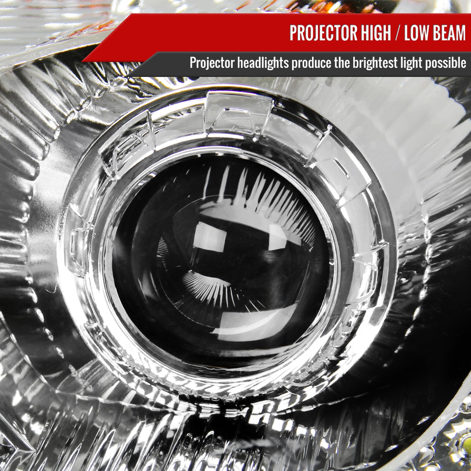 2006-2009 Nissan 350Z SMD LED Light Strip Projector Headlights Chrome/Clear