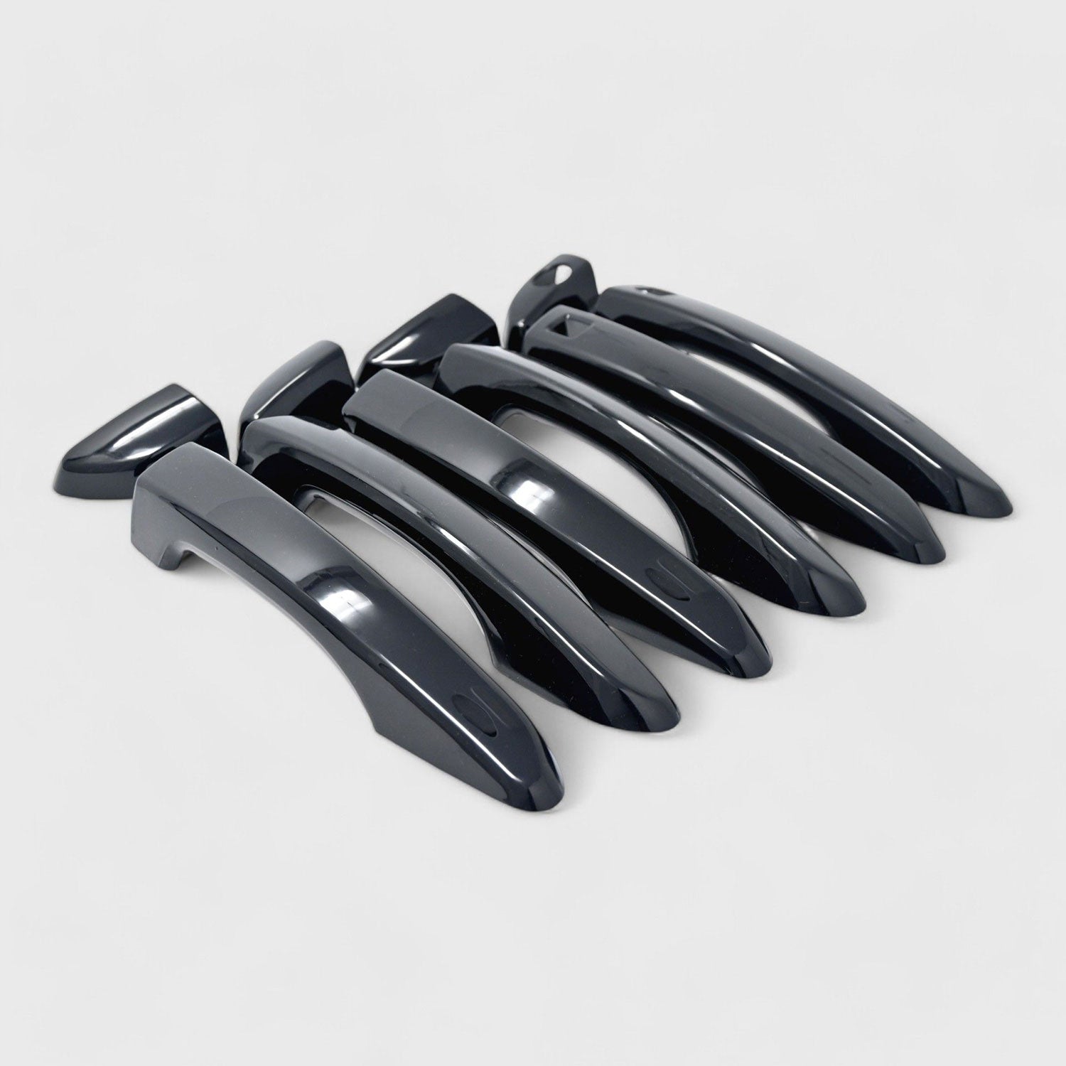 2016-2021 Hyundai Tucson Door Handle Cover Gloss Black 10Pcs ABS Plastic