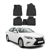 2016-2018 Lexus ES 350 / ES 300h Floor Mats Liners Full Set All Weather Black