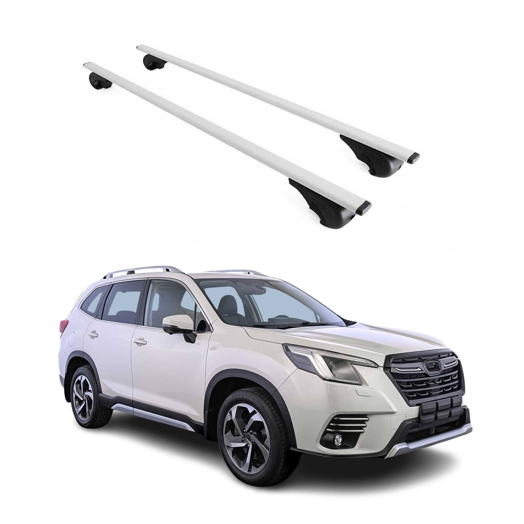 2019-2024 Subaru Forester Roof Rack Cross Bars Silver