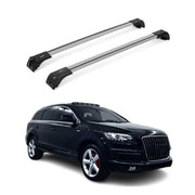 2007-2015 Audi Q7 Roof Rack Cross Bars Silver