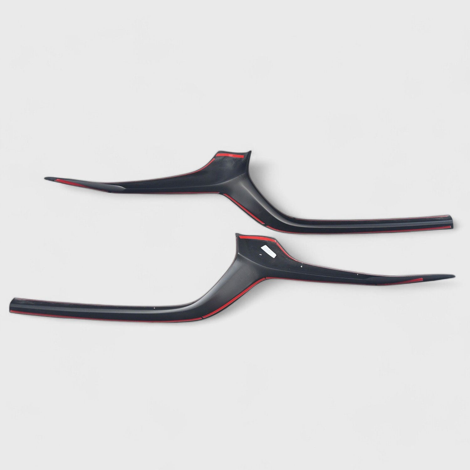 2020-2025 Mazda CX-30 Grille Overlay Gloss Black 2Pcs ABS Plastic