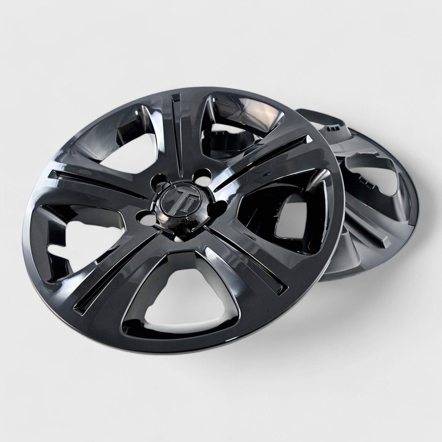 2015-2023 Dodge Charger Wheel Cover Hubcaps Set Gloss Black 8Pcs ABS Plastic