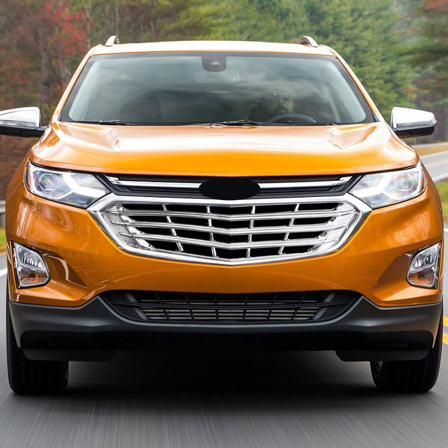 2018-2021 Chevrolet Equinox Grille Overlay Chrome 2Pcs ABS Plastic