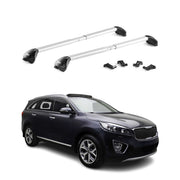 2016-2020 Kia Sorento Roof Rack Cross Bars Silver