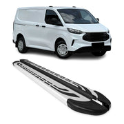 2022-2024 Ford Transit Connect Wagon Running Boards Side Steps Silver