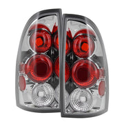 2005-2008 Toyota Tacoma Tail Lights Chrome Housing/Clear Lens