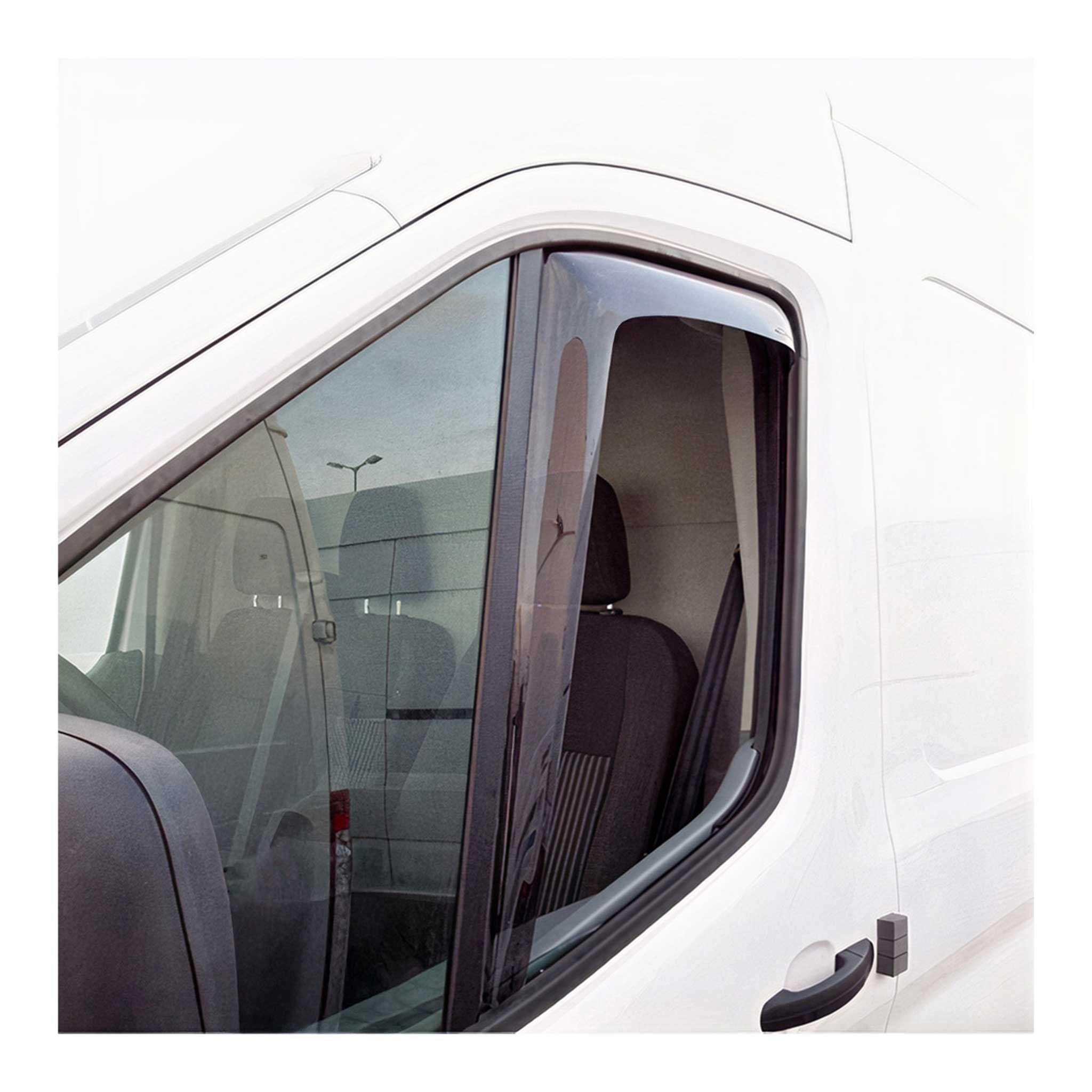 2014-2026 RAM ProMaster Window Visor Vent Rain Deflector 2Pcs Smoke