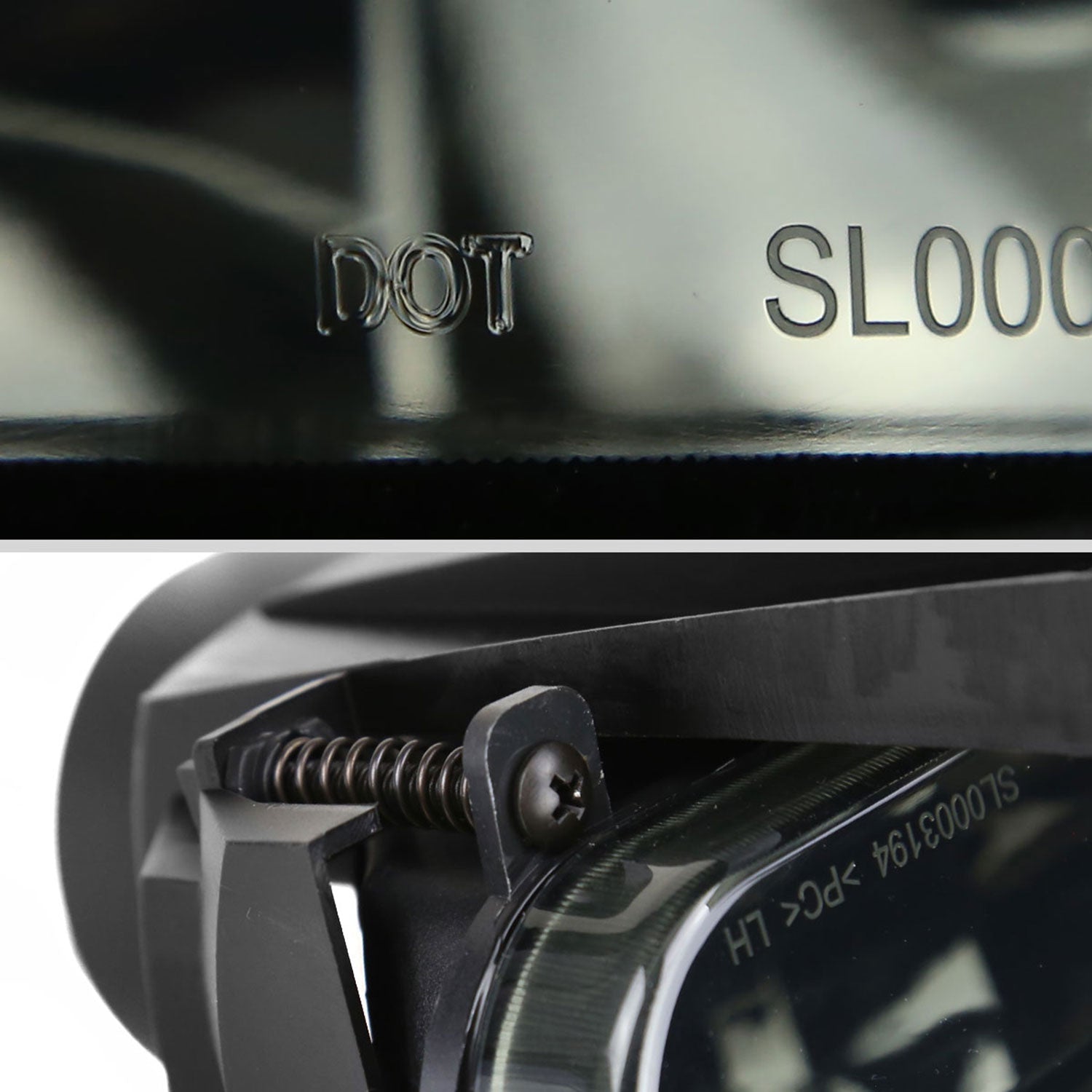 1999-2004 Ford Mustang 899 Fog Lights Kit Switch & Wiring Harness Chrome/Smoke