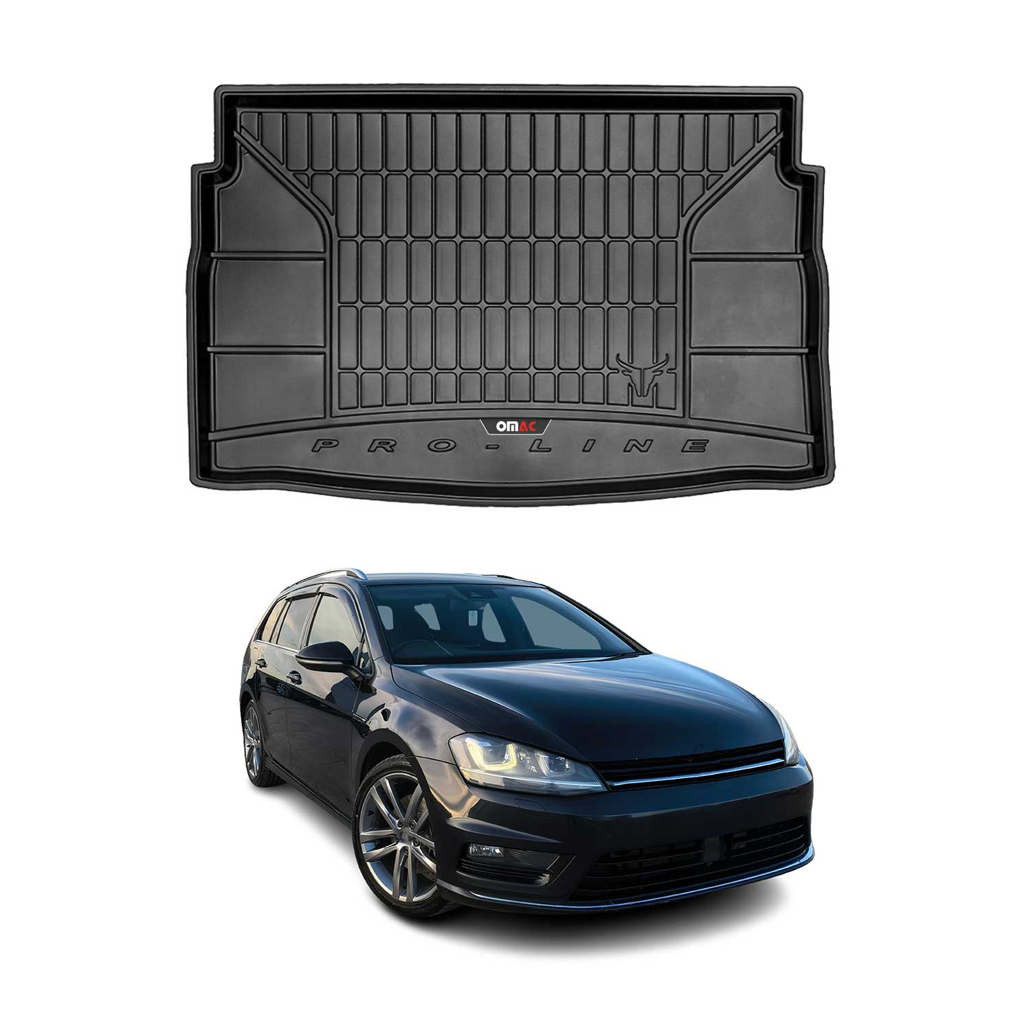 2015-2019 VW Golf SportWagen Premium Cargo Liner Trunk Mat All Weather Heavy Duty lower Trunk