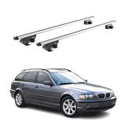1999-2005 BMW 3 Series E46 Wagon Roof Rack Cross Bars Silver