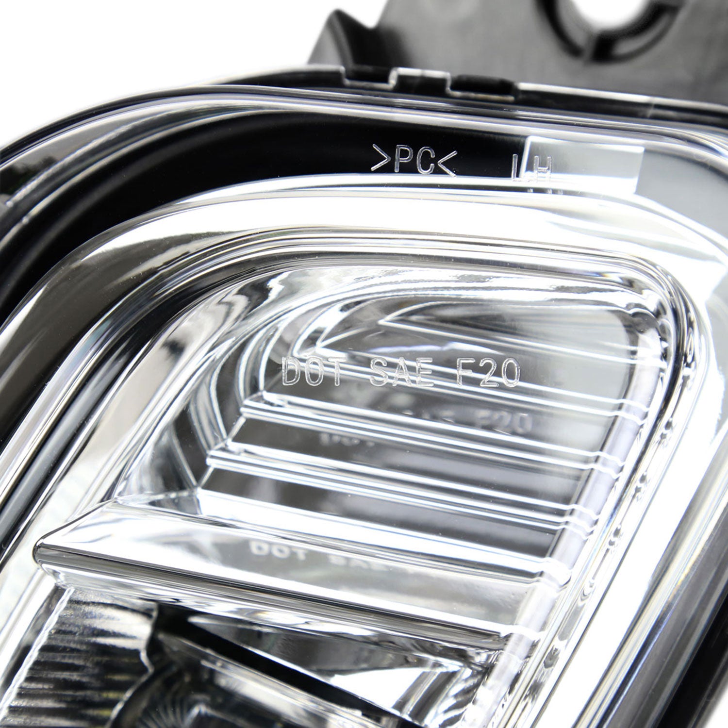 2020-2022 Ford Escape LED Fog Lights Kit Chrome Housing/Clear Lens