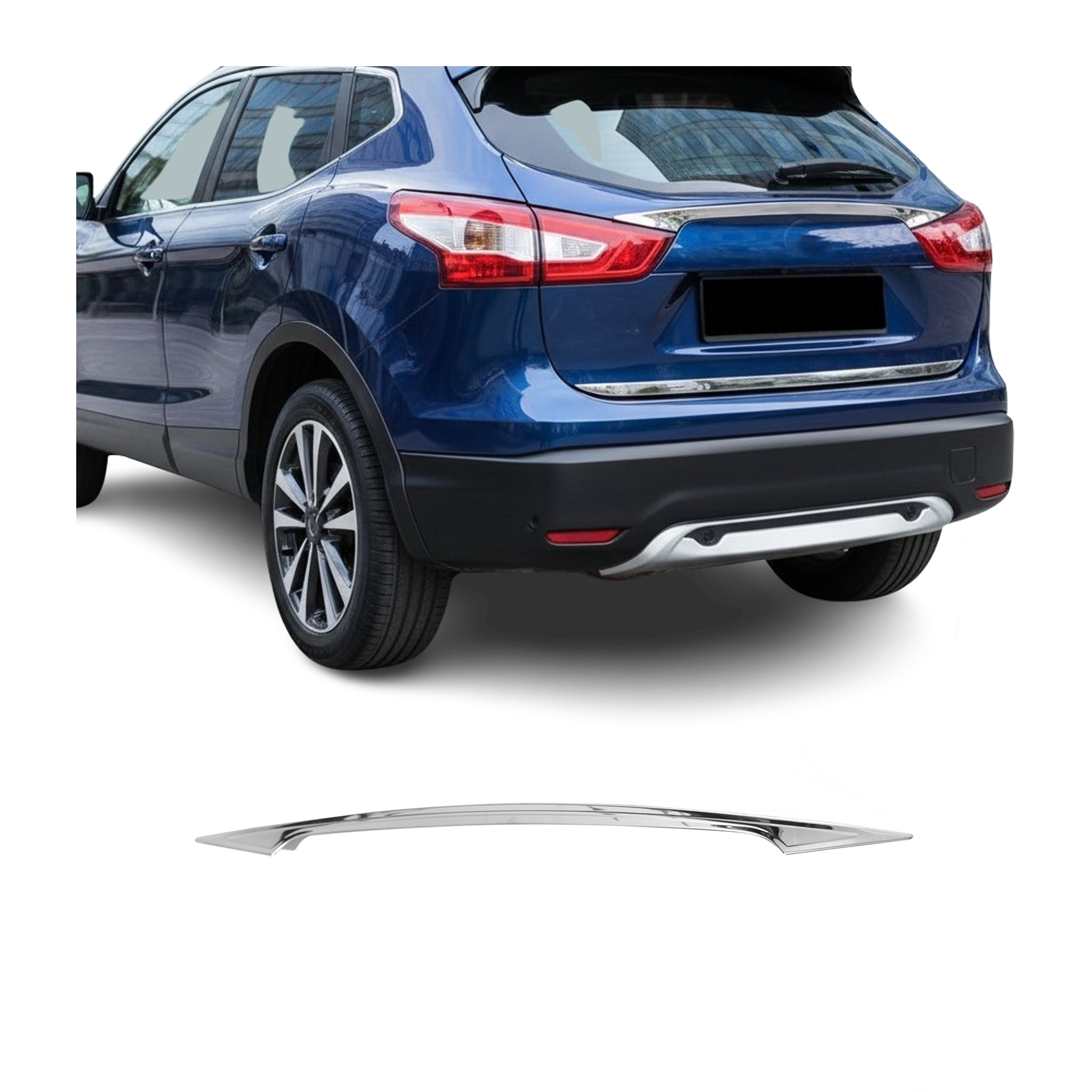 2017-2022 Nissan Rogue Sport Rear Trunk Tailgate Door Handle Cover Stainless Steel